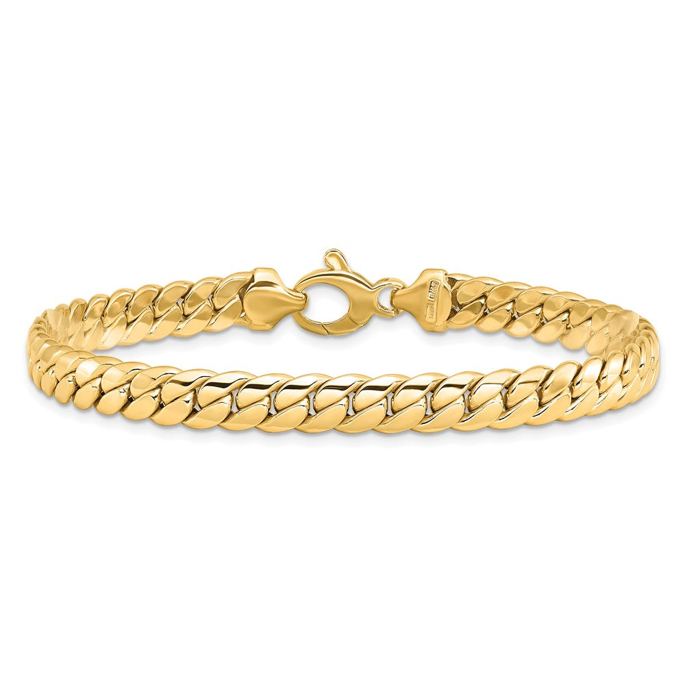7.5 Inch 14K Yellow Polished Fancy Link Bracelet