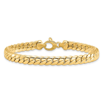7.5 Inch 14K Yellow Polished Fancy Link Bracelet