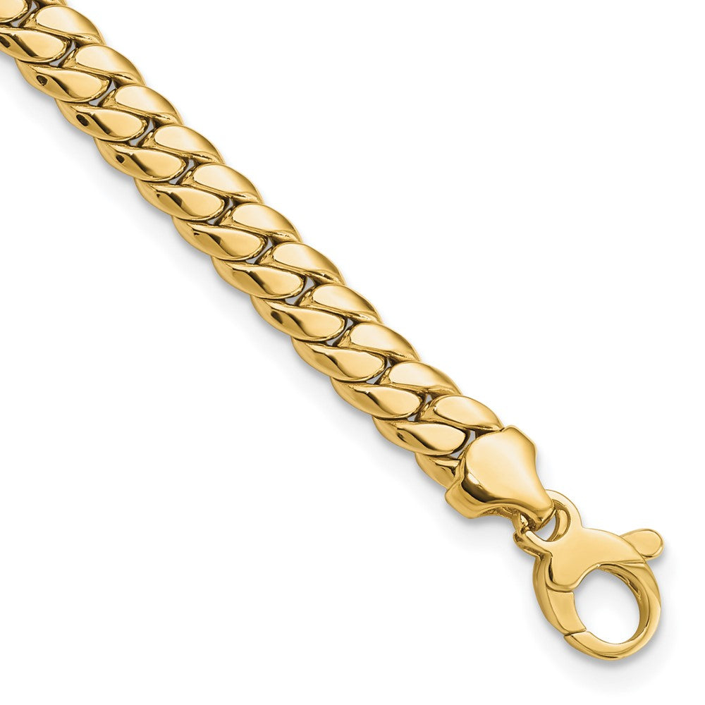 7.5 Inch 14K Yellow Polished Fancy Link Bracelet