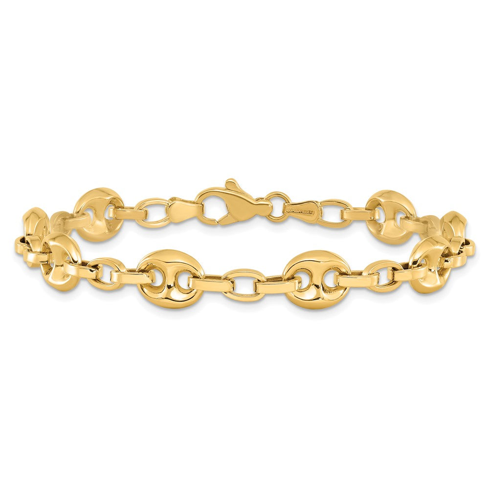 7.75 Inch 14K Polished Fancy Link 7.75In Bracelet