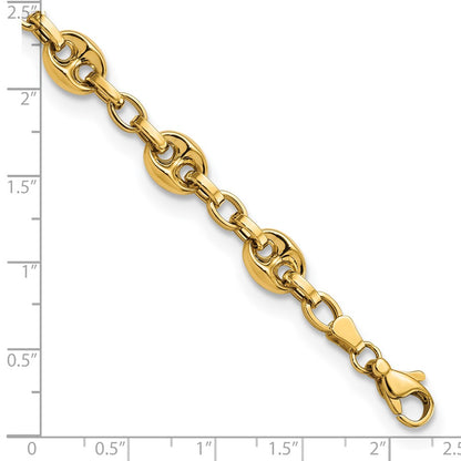 7.75 Inch 14K Polished Fancy Link 7.75In Bracelet