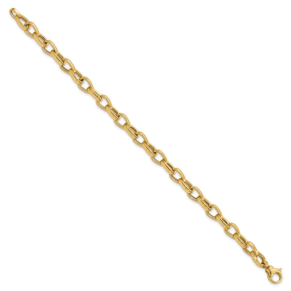 7.75 Inch 14K Polished Fancy Link Bracelet