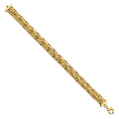 7.5 Inch 14K Polished Fancy Bracelet