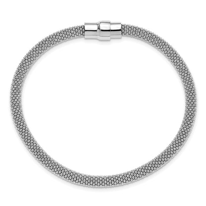 7.5 Inch Sterling Silver Magnetic Bracelet
