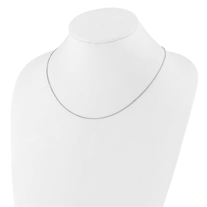 30 Inch Sterling Silver Adjustable .95mm Box Chain Necklace