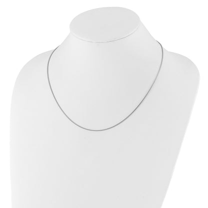 22 Inch Sterling Silver Adjustable 1.1mm Snake Chain Necklace