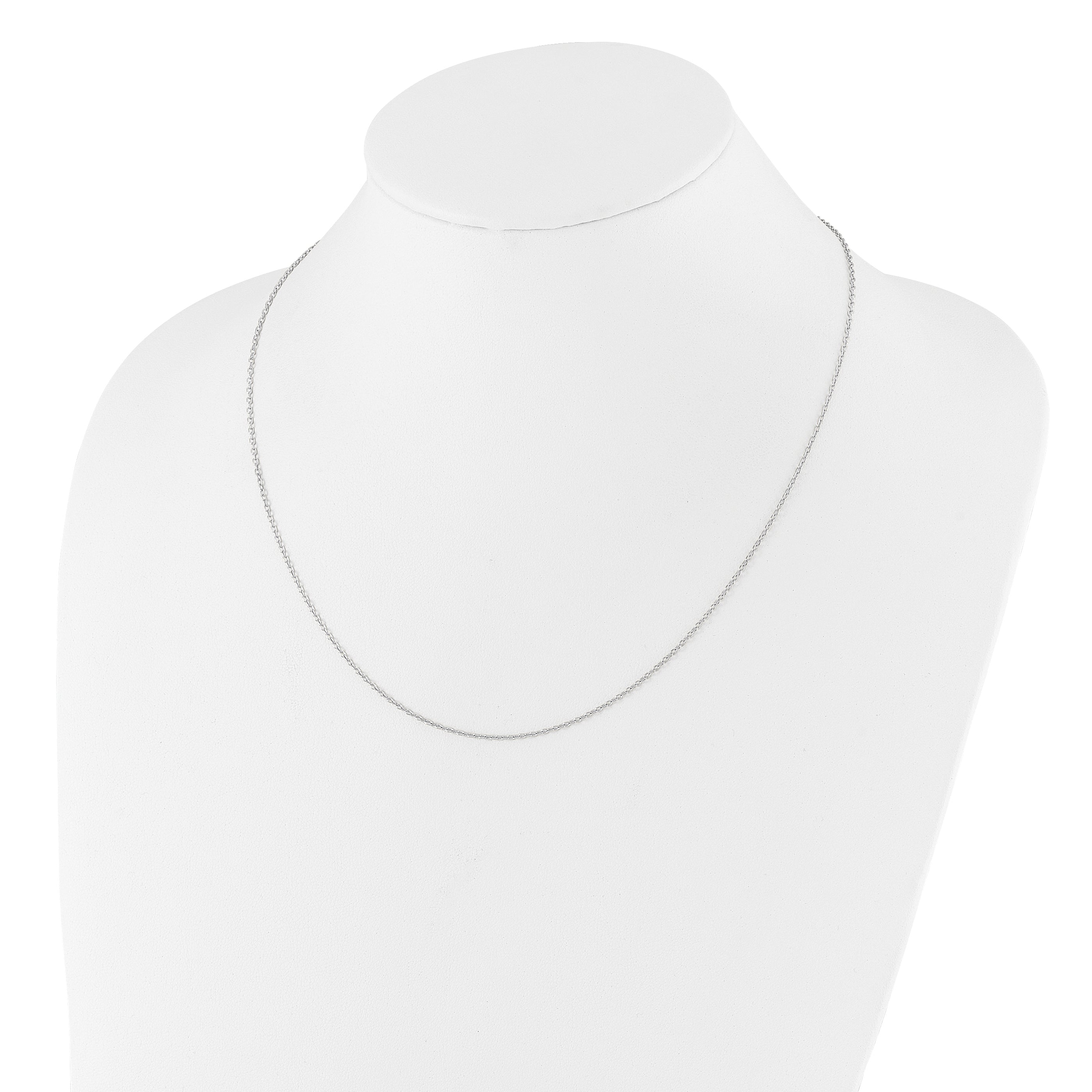 30 Inch Sterling Silver Adjustable 1.4mm Cable Chain Necklace