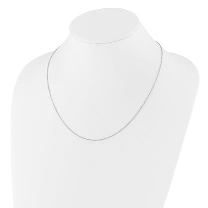 30 Inch Sterling Silver Adjustable 1.4mm Cable Chain Necklace
