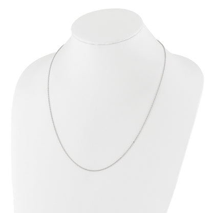 30 Inch Sterling Silver Adjustable 1.4mm Cable Chain Necklace