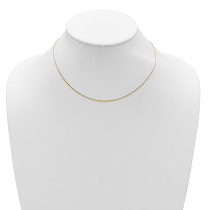 Gold Plated Sterling Silver .85mm D/C Spiga 1In+1In Adjustable Cha