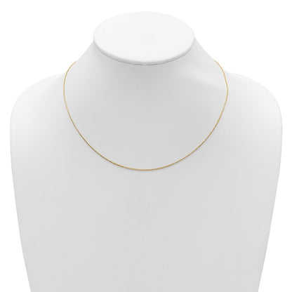 Gold Plated Sterling Silver .85mm D/C Spiga 1In+1In Adjustable Cha