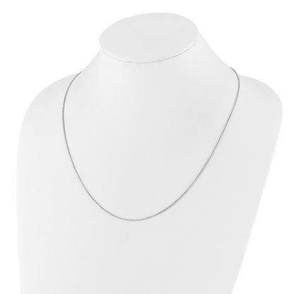 30 Inch Sterling Silver Adjustable 1.1mm Box Chain Necklace