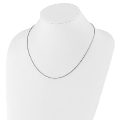 30 Inch Sterling Silver Adjustable 1.6mm Snake Chain Necklace