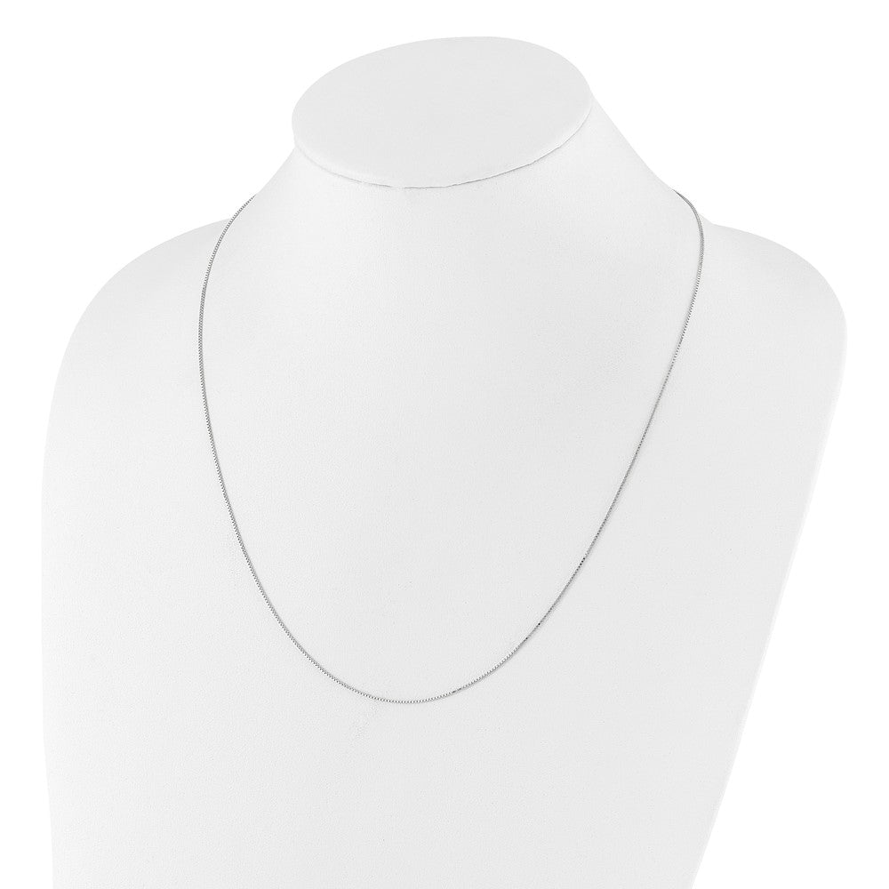 30 Inch Sterling Silver Adjustable .85mm Box Chain Necklace