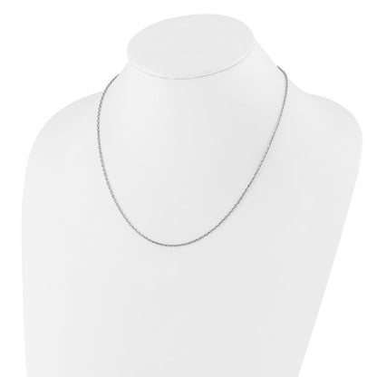 30 Inch Sterling Silver Adjustable 2mm Cable Chain Necklace