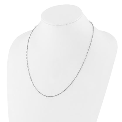 30 Inch Sterling Silver Adjustable 2mm Cable Chain Necklace