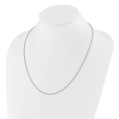 22 Inch Sterling Silver Adjustable 1.4mm Popcorn Chain Necklace