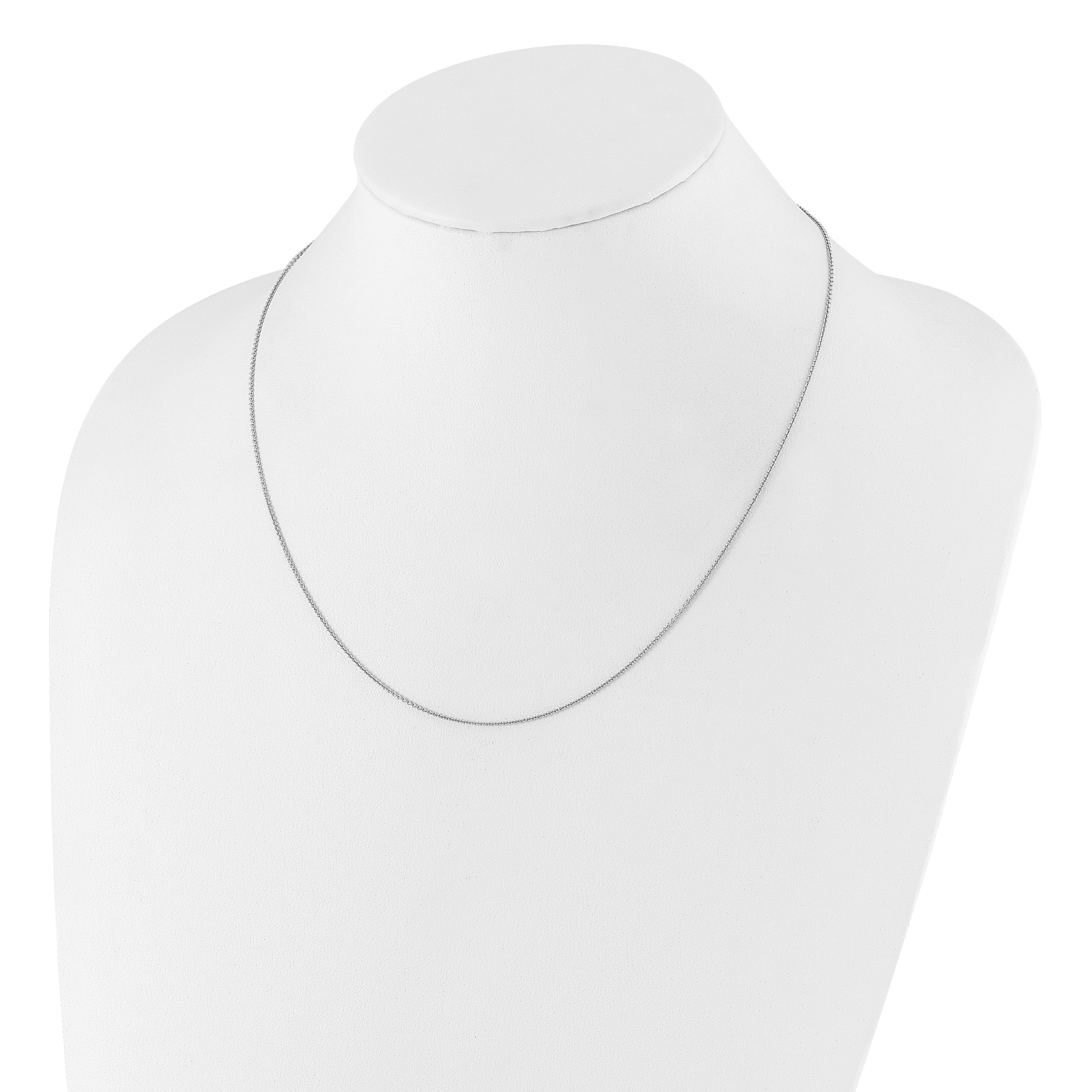 22 Inch Sterling Silver Adjustable .95mm Rolo Chain
