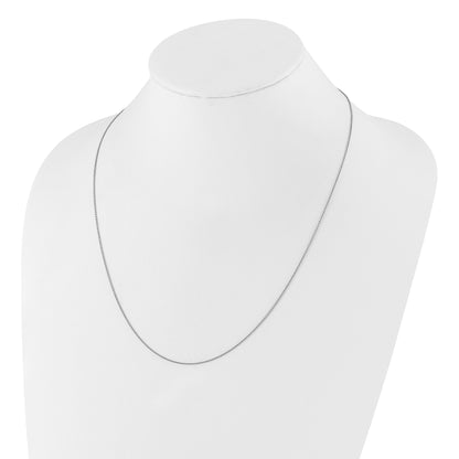 22 Inch Sterling Silver Adjustable .95mm Rolo Chain