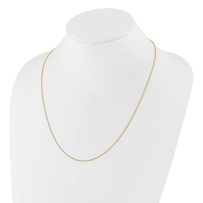 3 Inch Gold Plated Sterling Silver Adjustable .95mm Rolo Chain Necklace