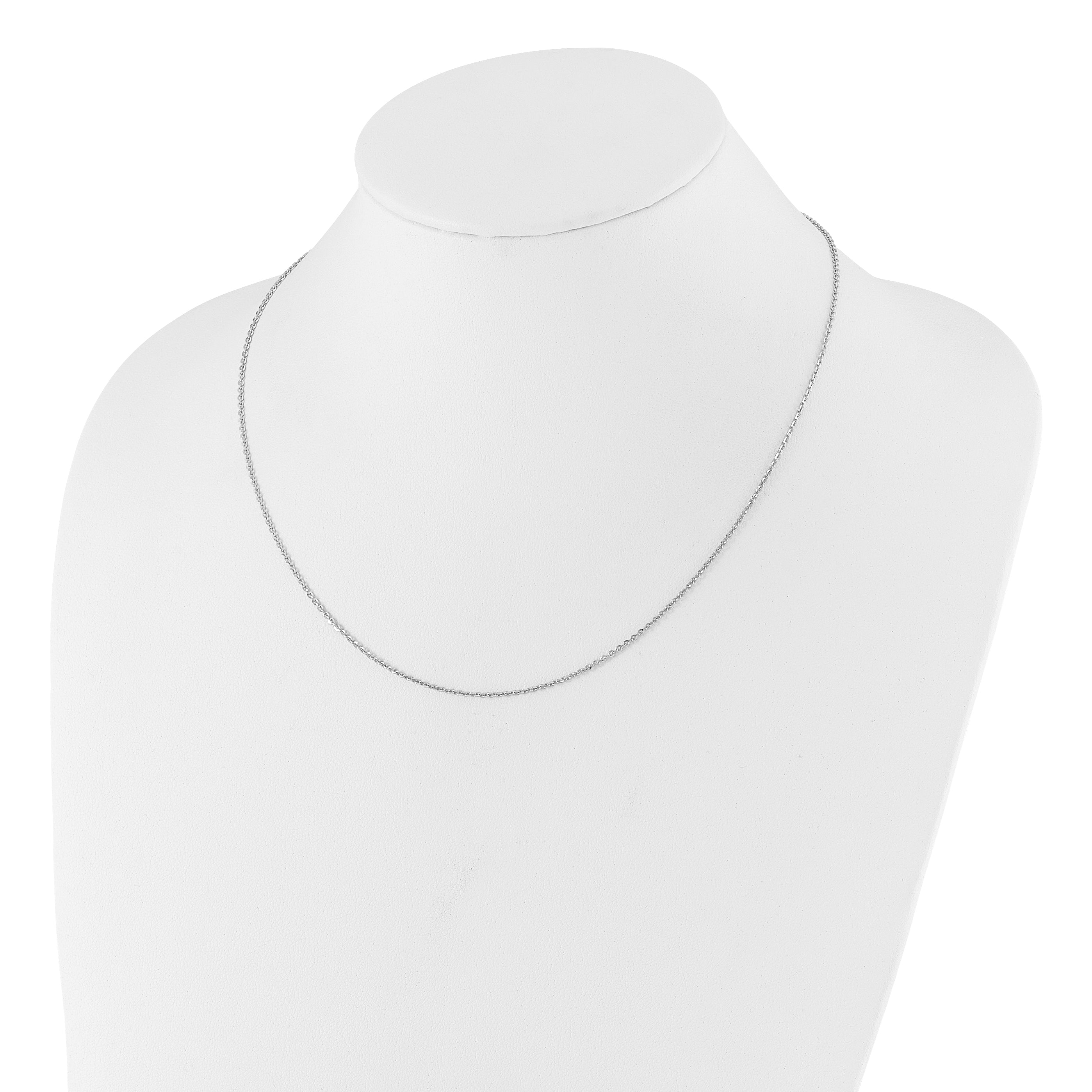 30 Inch Sterling Silver Adjustable 1.75mm Cable Chain Necklace