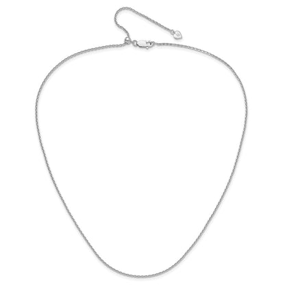 30 Inch Sterling Silver Adjustable 1.5mm D/C Spiga Chain Necklace
