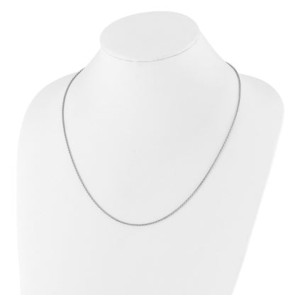 30 Inch Sterling Silver Adjustable 1.5mm D/C Spiga Chain Necklace