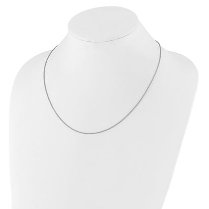 22 Inch Sterling Silver Adjustable 1.2mm Popcorn Chain Necklace