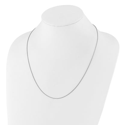 22 Inch Sterling Silver Adjustable 1.2mm Popcorn Chain Necklace