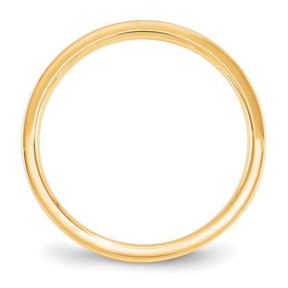 Solid 18K Yellow Gold 2.5mm Standard Flat Comfort Fit Men's/Women's Wedding Band Ring Size 6