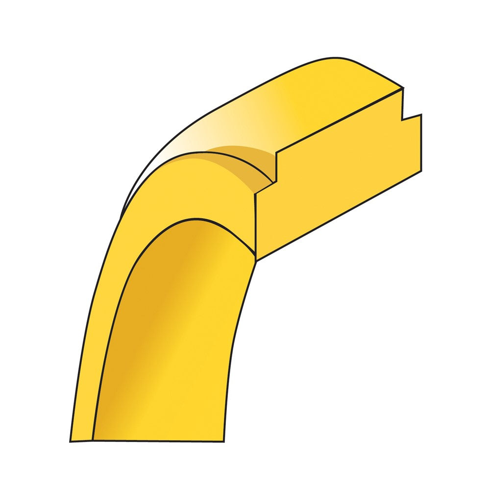 14k Yellow Gold 6mm Flat with Step Edge Wedding Band Ring