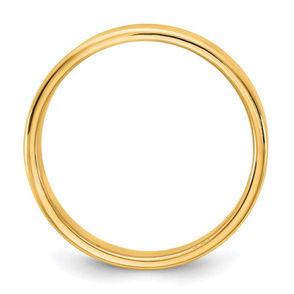 10K Yellow Gold 10Ky 4.5mm Lightweight Flat Band Size 10.5