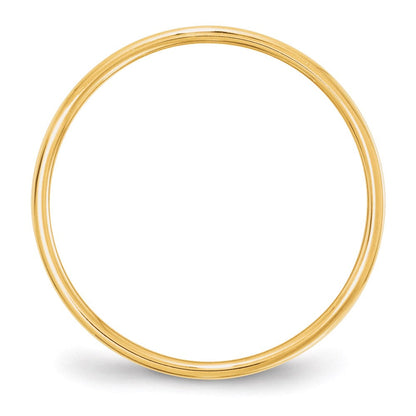 Solid 18K Yellow Gold 5mm Light Weight Flat Men's/Women's Wedding Band Ring Size 12.5