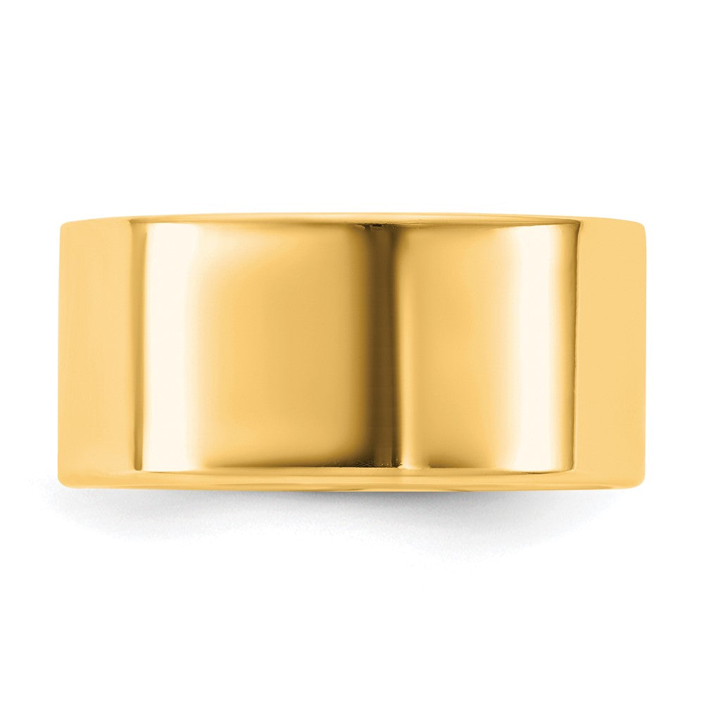 14K Yellow Gold 9mm Lightweight Flat Band