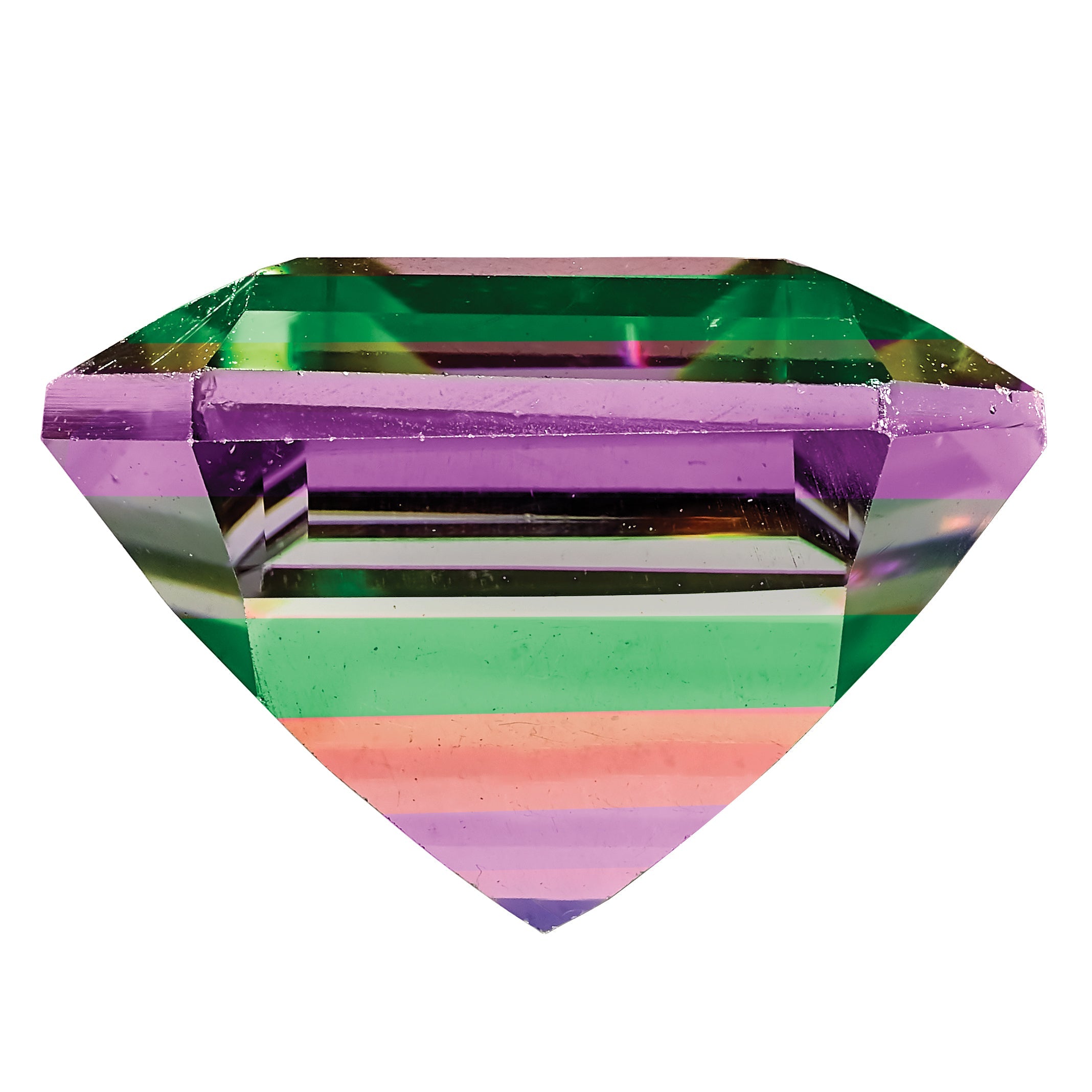 Gemstone Azotic Coated Mystic Topaz 12X10mm Emerald Cut