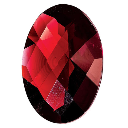 Gemstone Garnet Aa Quality 10X8mm Oval Checkerboard