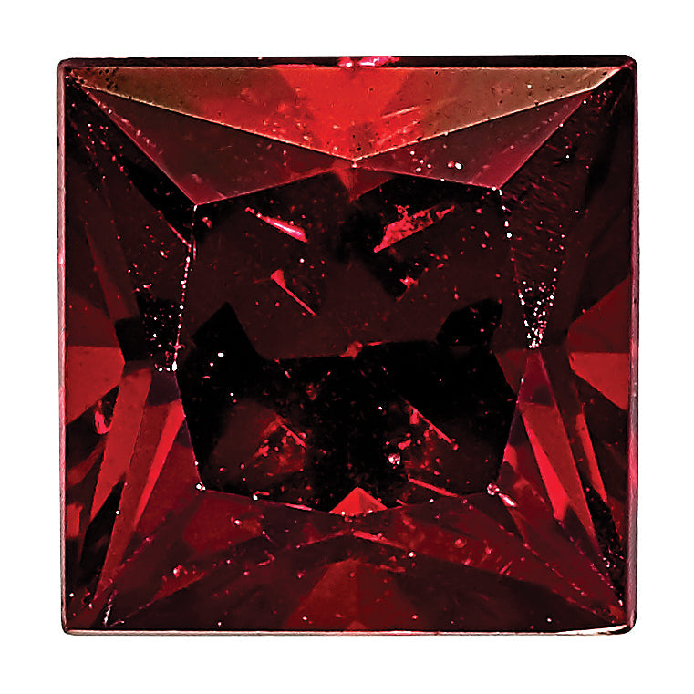 Gemstone Garnet Aa Quality 3mm Princess