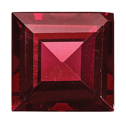 Gemstone Garnet Aa Quality 3mm Square Step-Cut