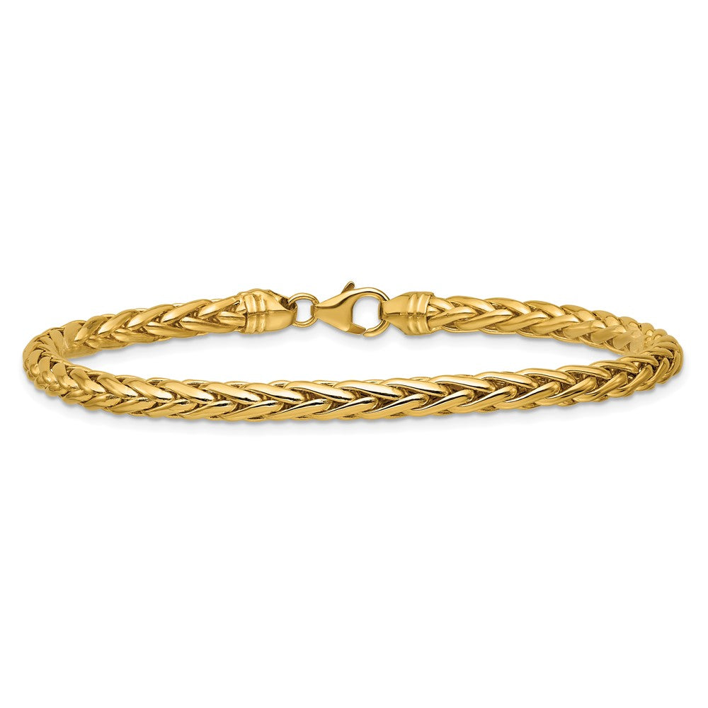 8.5 Inch 14K Polished 8.5In Wheat Chain Bracelet