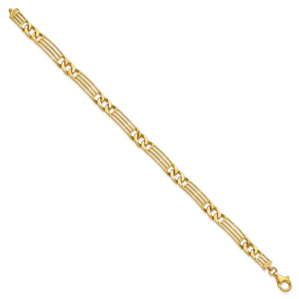 8.5 Inch 14K Polished Link Bracelet