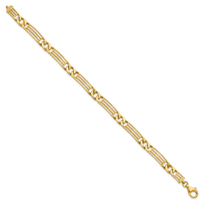 8.5 Inch 14K Polished Link Bracelet
