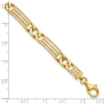 8.5 Inch 14K Polished Link Bracelet
