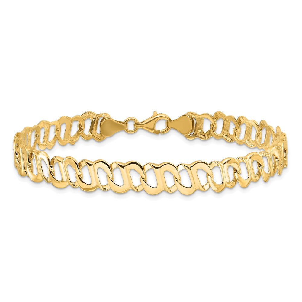 8.75 Inch 14K Polished Fancy Link Bracelet