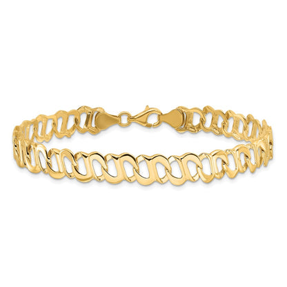 8.75 Inch 14K Polished Fancy Link Bracelet