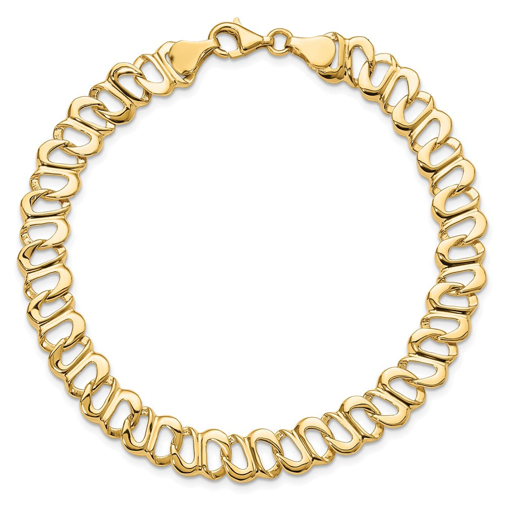 8.75 Inch 14K Polished Fancy Link Bracelet