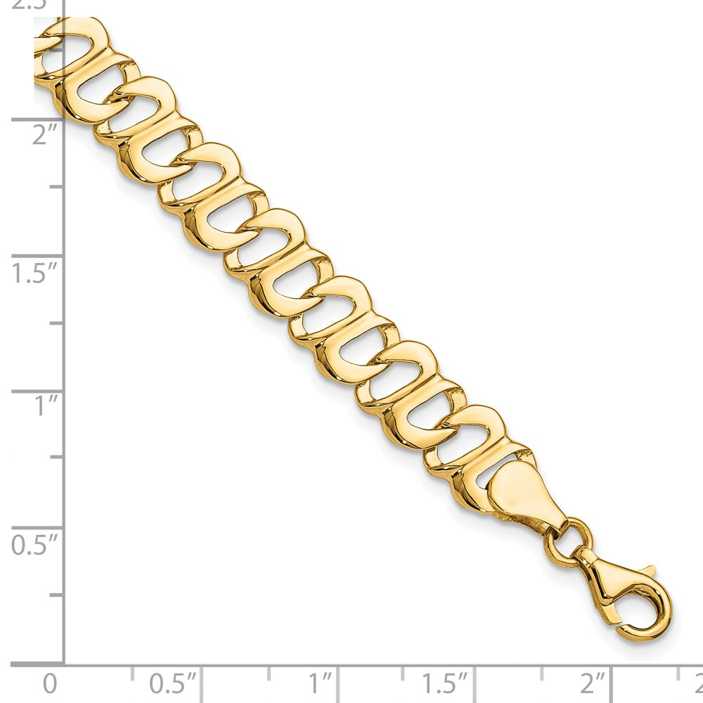 8.75 Inch 14K Polished Fancy Link Bracelet