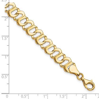 8.75 Inch 14K Polished Fancy Link Bracelet