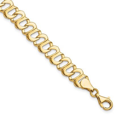 8.75 Inch 14K Polished Fancy Link Bracelet