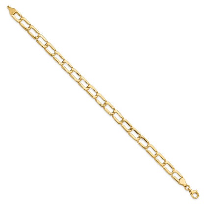 8.5 Inch 14K Polished Link Bracelet