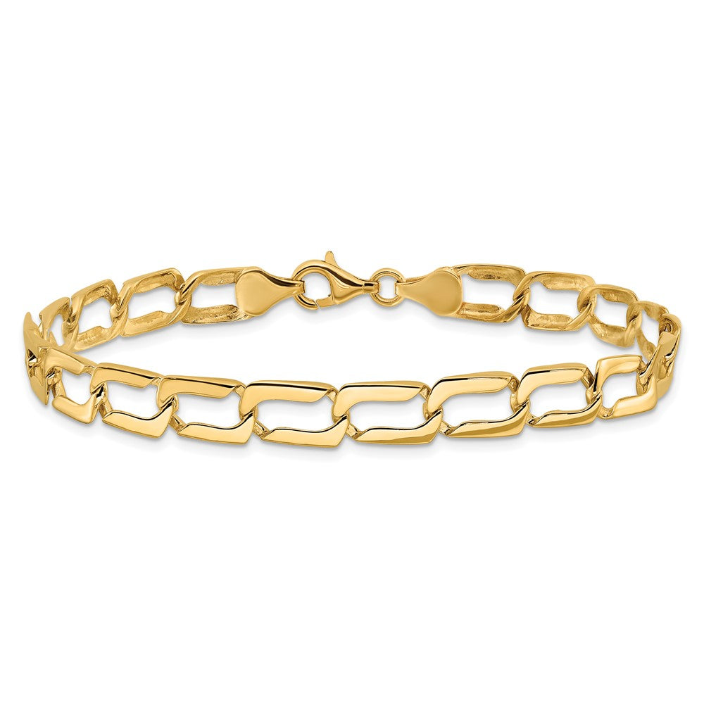 8.5 Inch 14K Polished Link Bracelet